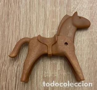 Playmobil: PLAYMOBIL - CABALLO MARRON CON SILLA DE MONTAR