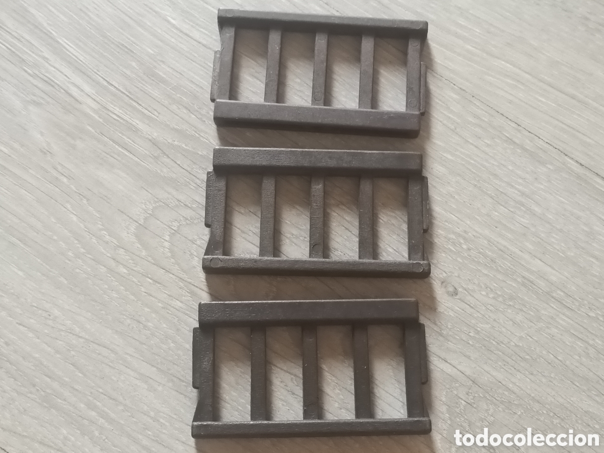 Playmobil: Playmobil 3 barandillas marrones castillo medieval