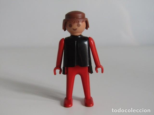 Playmobil: DIFICIL CLIK ROJO - NEGRO MEDIEVAL FAMOBIL 1&ordf; &Eacute;POCA PLAYMOBIL