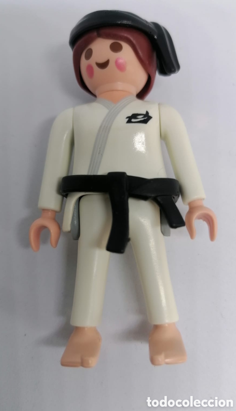 Playmobil: Playmobil Karateka Yudoka Cintur&oacute;n Negro
