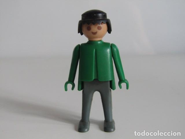 Playmobil: DIFICIL CLIK ESPECIAL GRIS Y VERDE FAMOBIL 1&ordf; &Eacute;POCA PLAYMOBIL