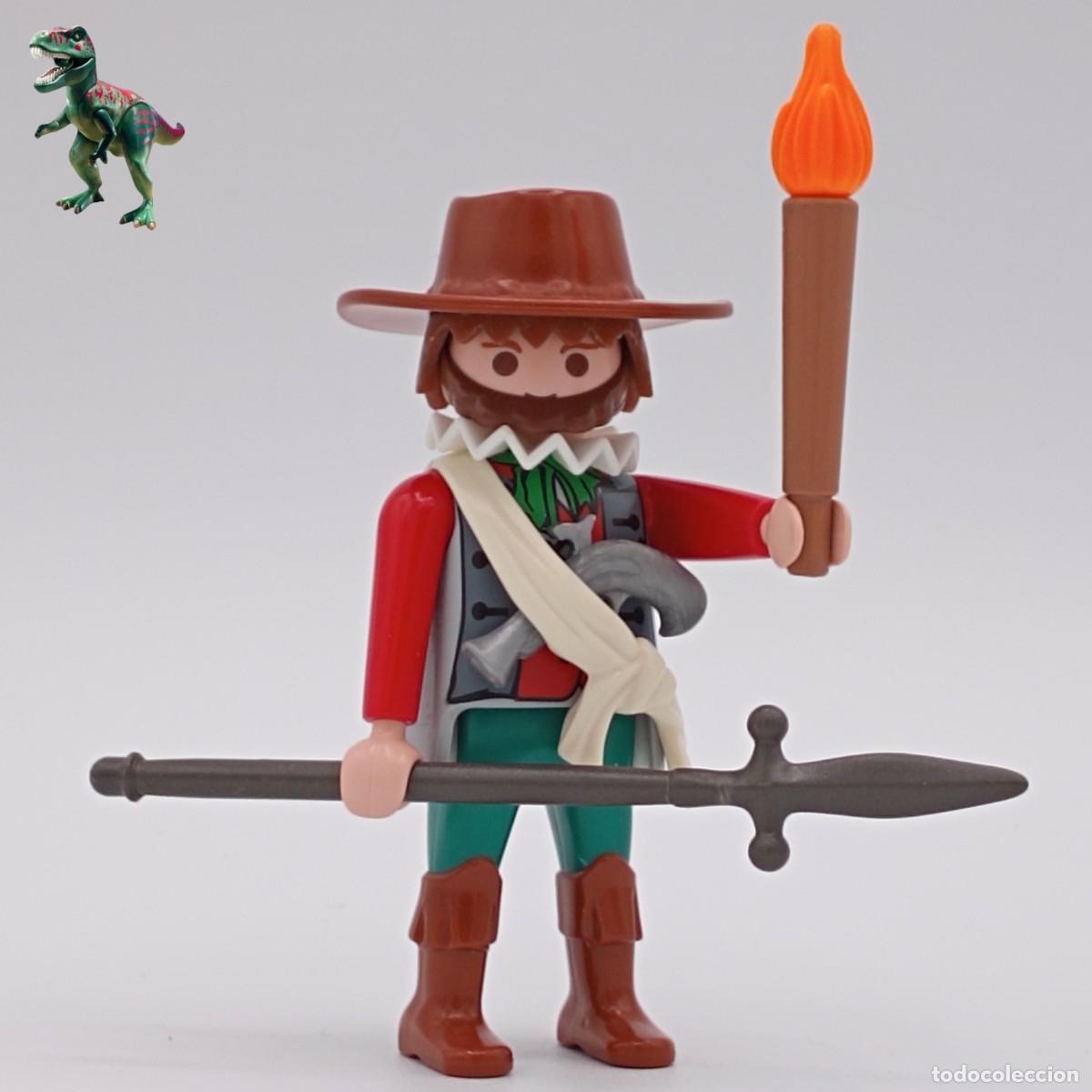 Playmobil: Playmobil figura guardia de noche sereno miliciano noble maestre aristocrata rembrandt medieval 5090