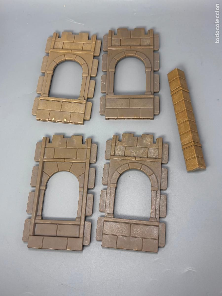 Playmobil: Playmobil lote pared casa castillo medieval