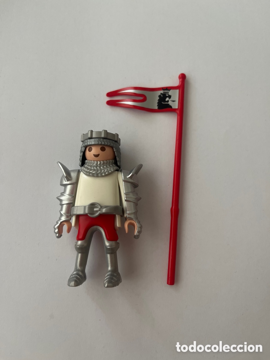 Playmobil: Playmobil caballero con bandera
