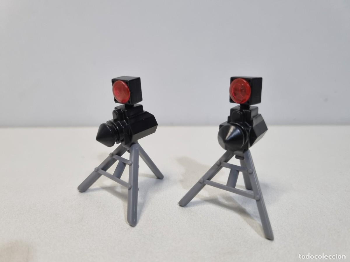 Playmobil: Playmobil 4609 4669 Lote 2x Trafico Dispositivo Control Velocidad Radar Policia