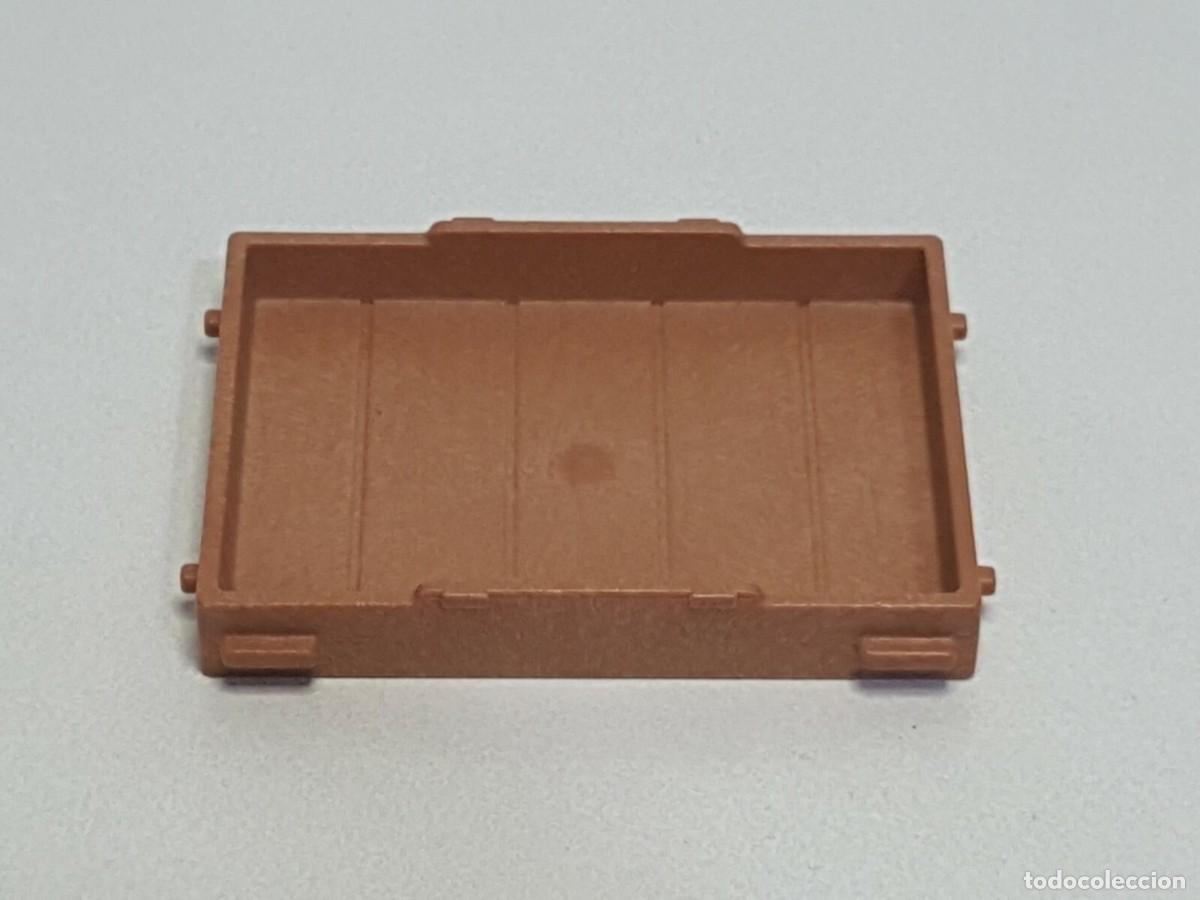Playmobil: Playmobil 3674 4433 Pieza Marron Suelo Base Carreta Jaula Carcel Medieval