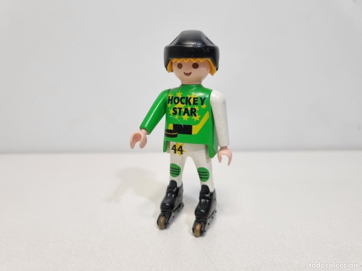 Playmobil: Playmobil 3869 Jugador Hockey Fuji Patinador Player Pista Hielo Partido
