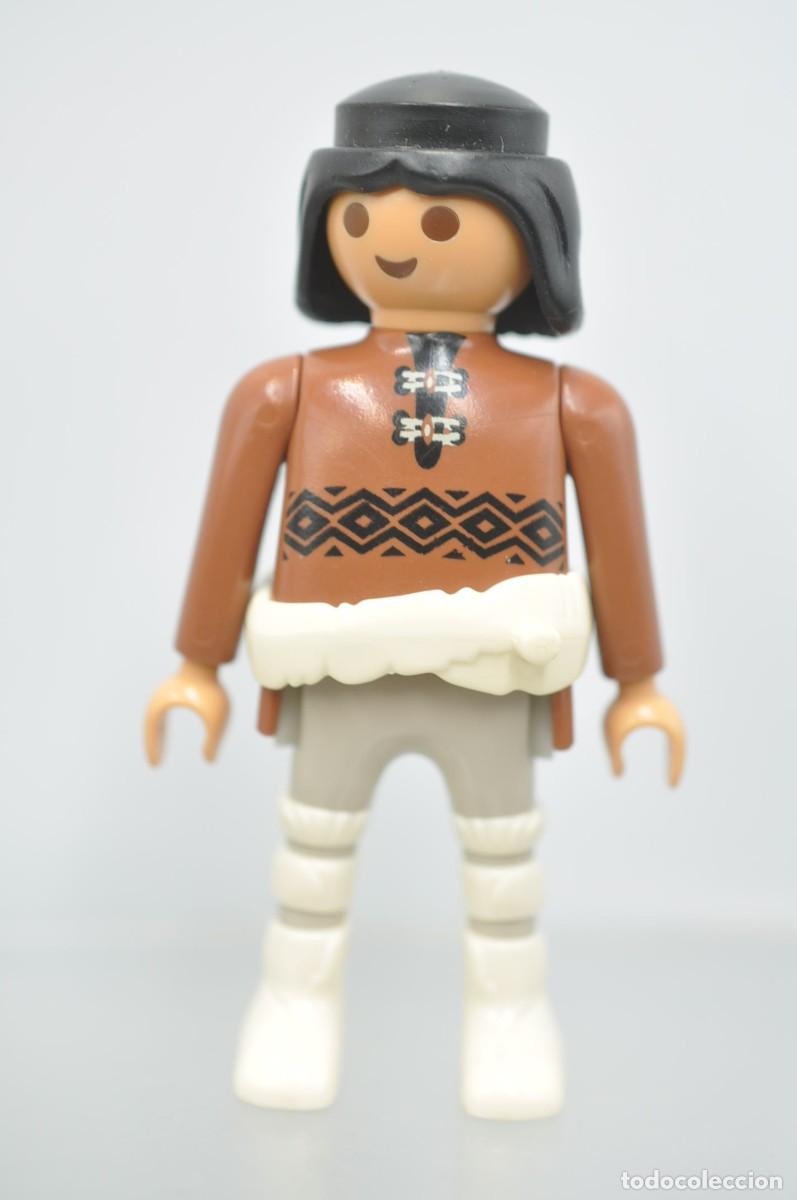 Playmobil: WSK093 Playmobil, figura hombre, esquimal