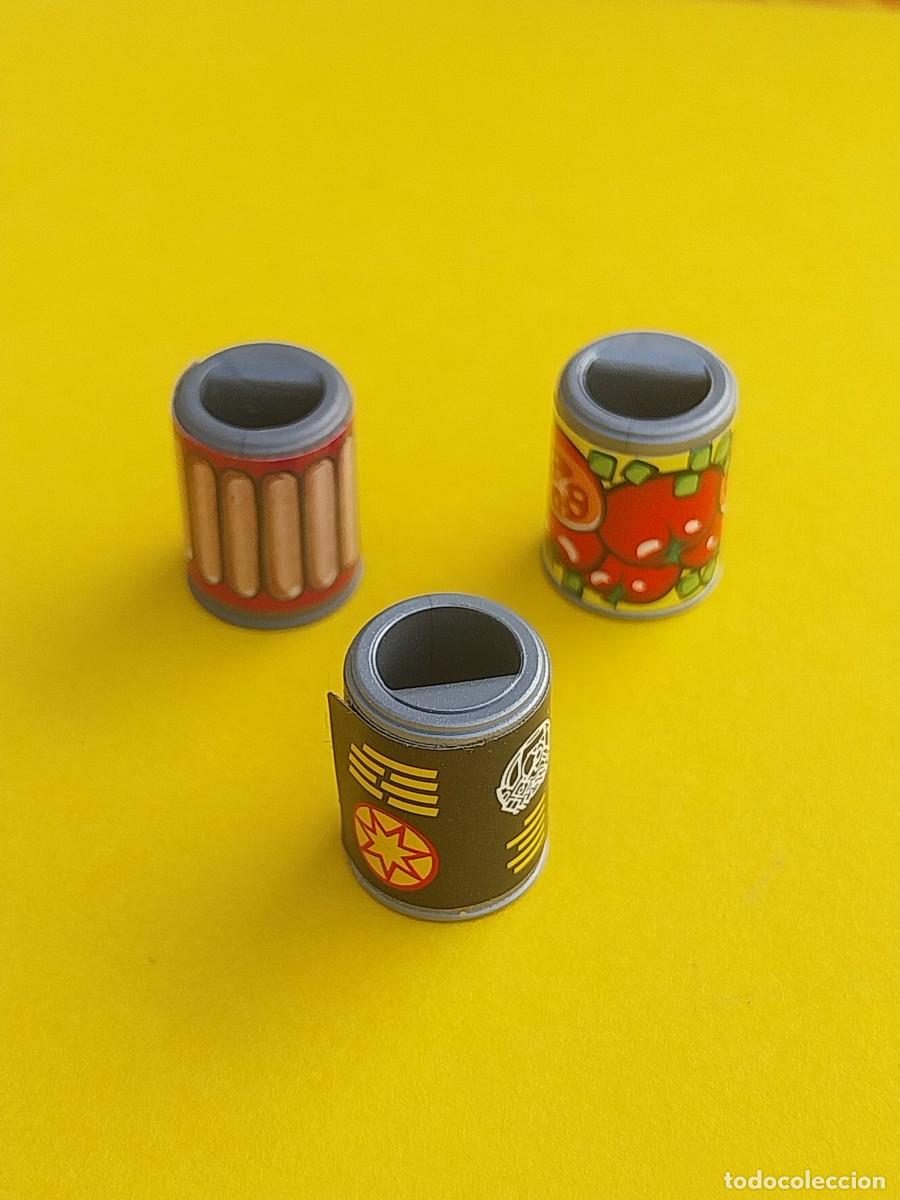 Playmobil: Playmobil latas de comida