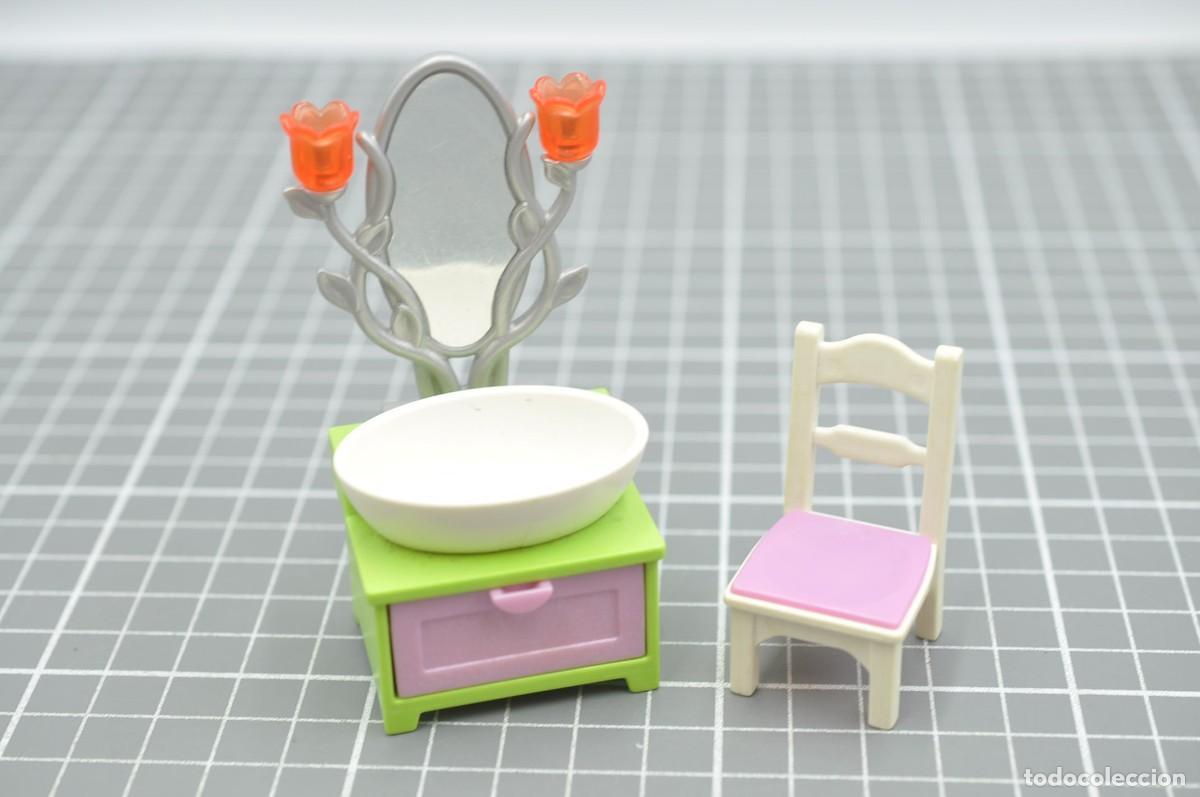 Playmobil: WSK089 Playmobil, lavabo y silla 5307