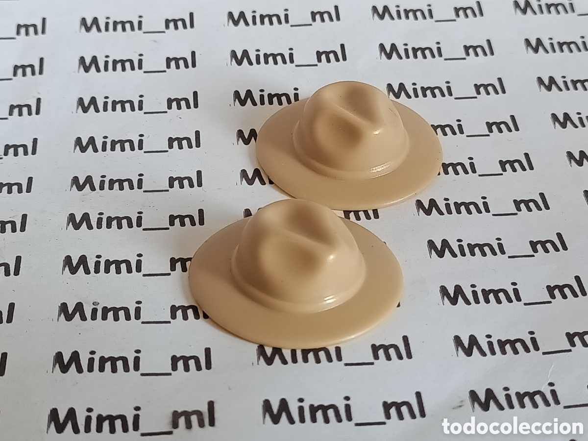 Playmobil: Playmobil 2 sombreros beige vaquero western gorros oeste nordista