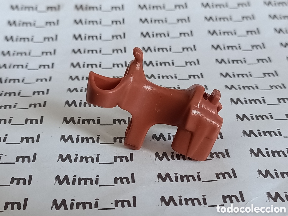Playmobil: Playmobil montura marr&oacute;n silla con bolsillo caballo western oeste