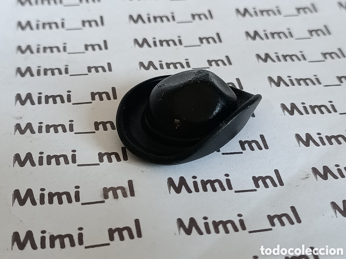 Playmobil: Playmobil gorro negro ala doblada sombrero operario molino western oeste