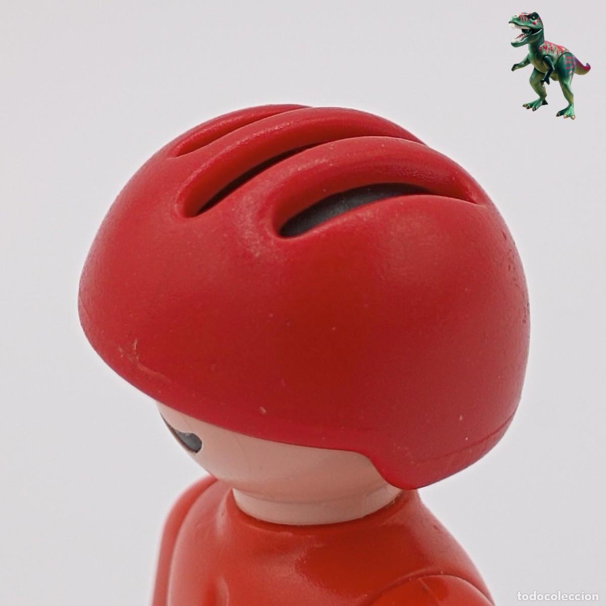 Playmobil: Playmobil casco rojo peque&ntilde;o infantil ni&ntilde;o ni&ntilde;a bicicleta ciclista 3685 3955 4047 4119 4132 4612