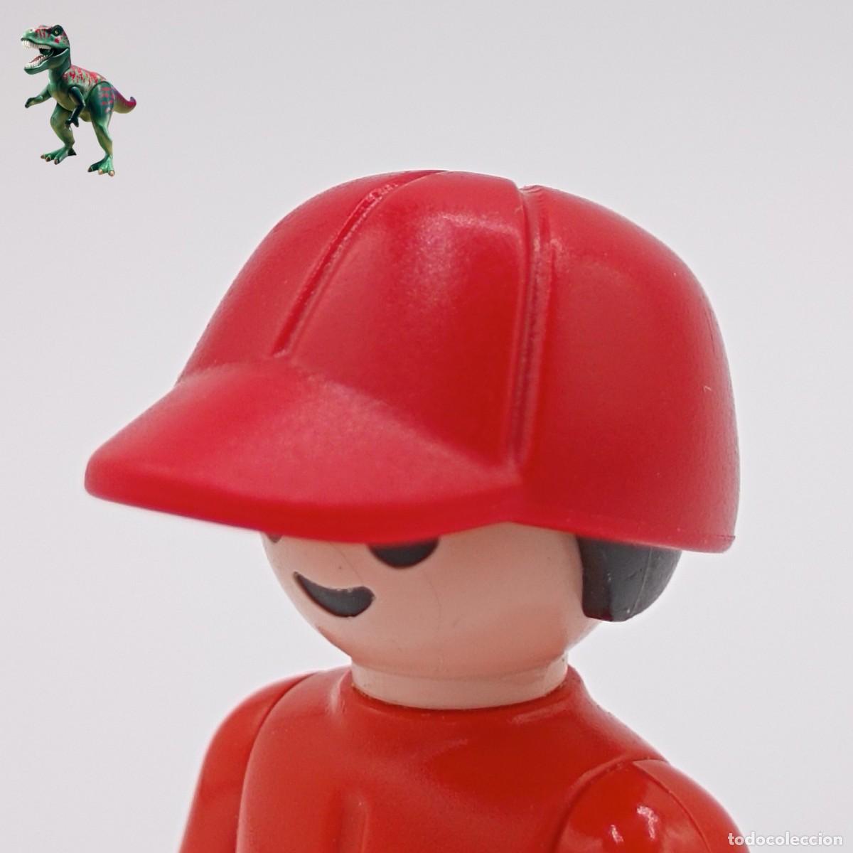 Playmobil: Playmobil gorra redonda de beisbol roja peque&ntilde;a infantil ni&ntilde;o chico 4862 6466 6634 6932