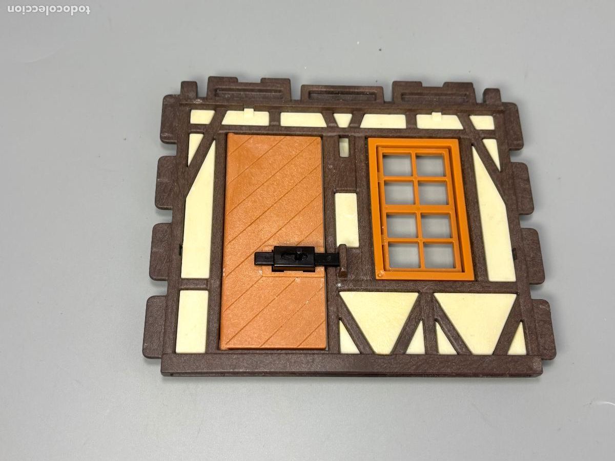 Playmobil: Playmobil lote pared puerta ventana casa castillo medieval
