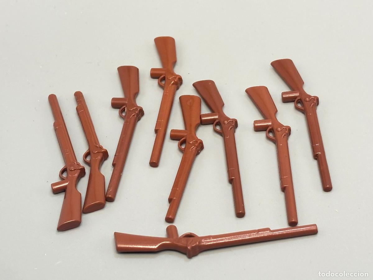 Playmobil: Playmobil lote rifle escopeta soldado vaquero oeste