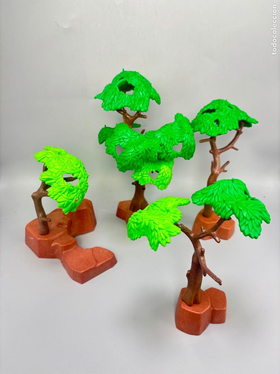 Playmobil: Playmobil lote rica &aacute;rbol tronco escenario