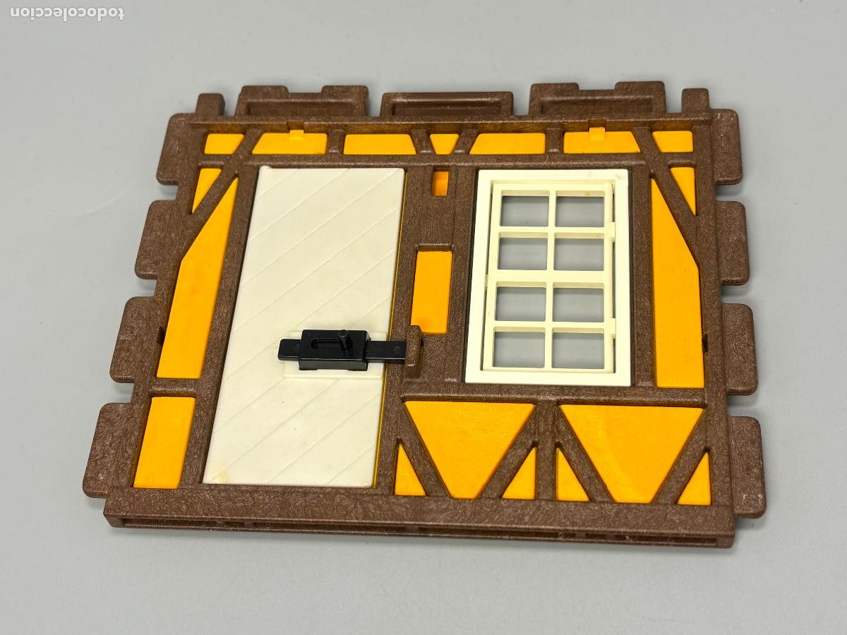 Playmobil: Playmobil 3455 pared puerta ventana casa cer&aacute;mica medieval