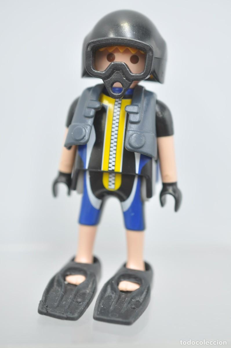 Playmobil: WSK095 Playmobil, figura hombre, buzo