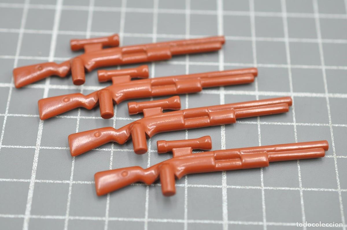 Playmobil: wsk095 PLAYMOBIL, 4 rifles marrones 4175,4176,70338