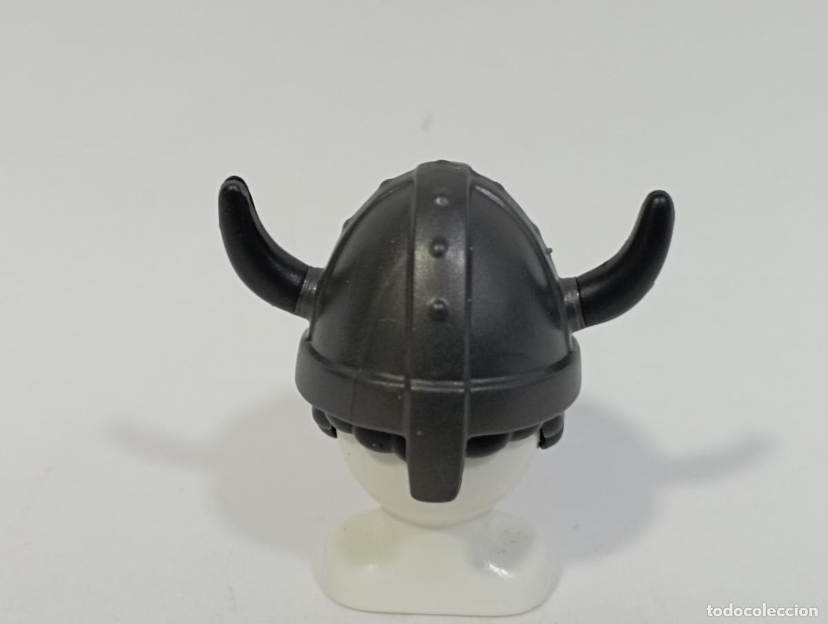Playmobil: PLAYMOBIL CASCO VIKINGO MEDIEVAL ARMAS