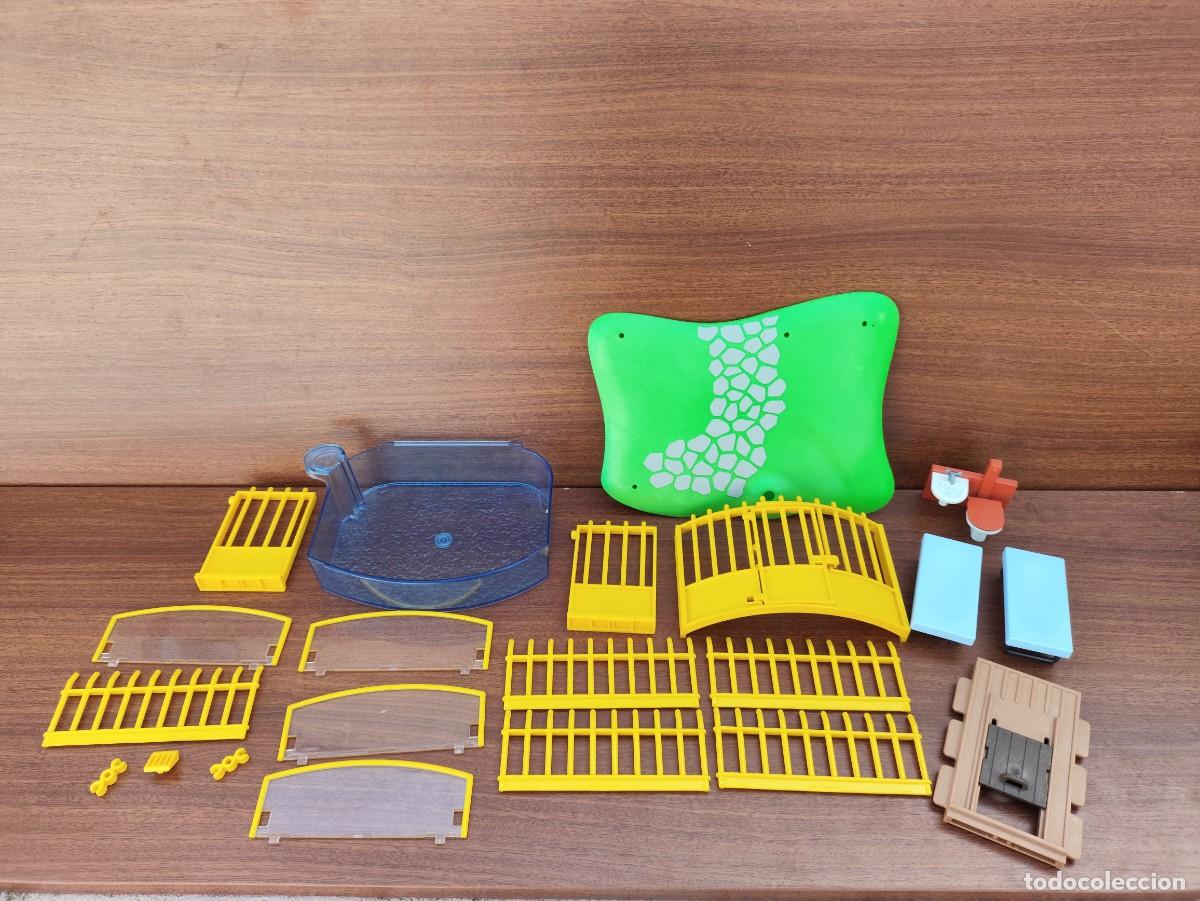 Playmobil: Playmobil lote despiece vallas cama ba&ntilde;o secci&oacute;n pared piscina cesped