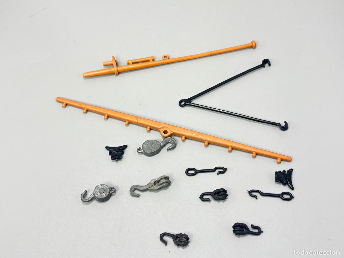 Playmobil: Playmobil 3550 3750 lote accesorios barco pirata amarre bandera