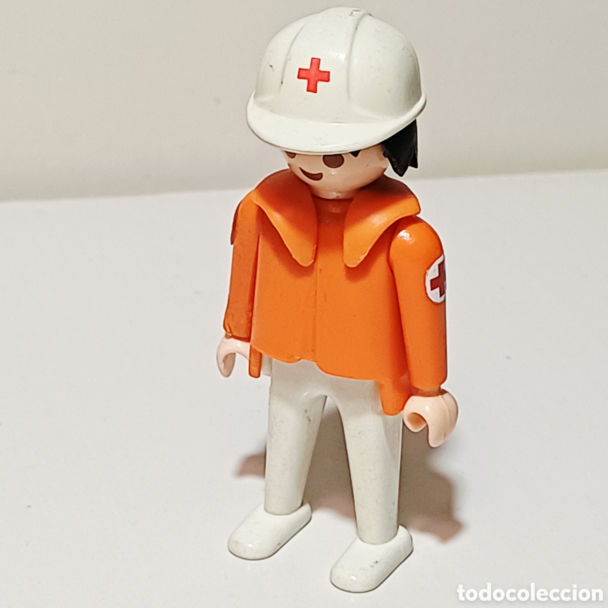 Playmobil: Figura Playmobil enfermero camilla camillero ambulancia ref. 3456