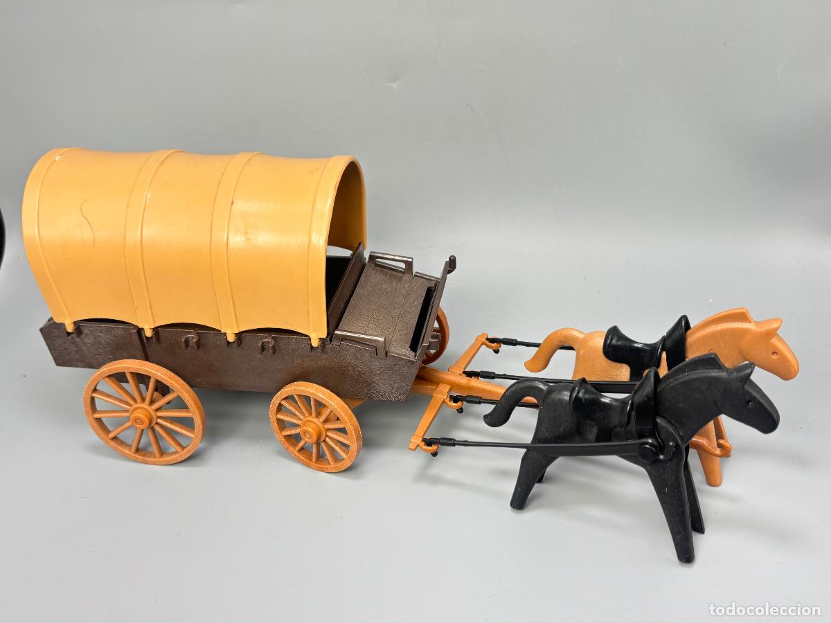 Playmobil: Playmobil 3243 diligencia oeste tiro carreta cambiado