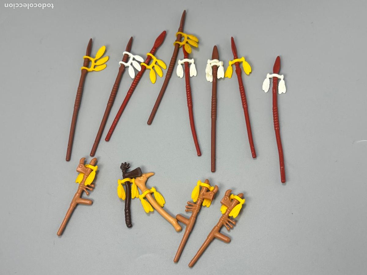 Playmobil: Playmobil lote lanza hacha pipa indio