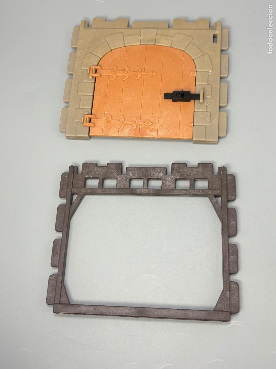 Playmobil: Playmobil pared con puerta y marco medieval castillo