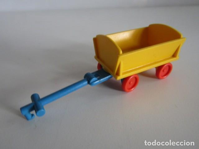 Playmobil: DIFICIL CARRETILLA DE MANO AMARILLA DE MANO NI&Ntilde;OS 1&ordf; &Eacute;POCA PLAYMOBIL