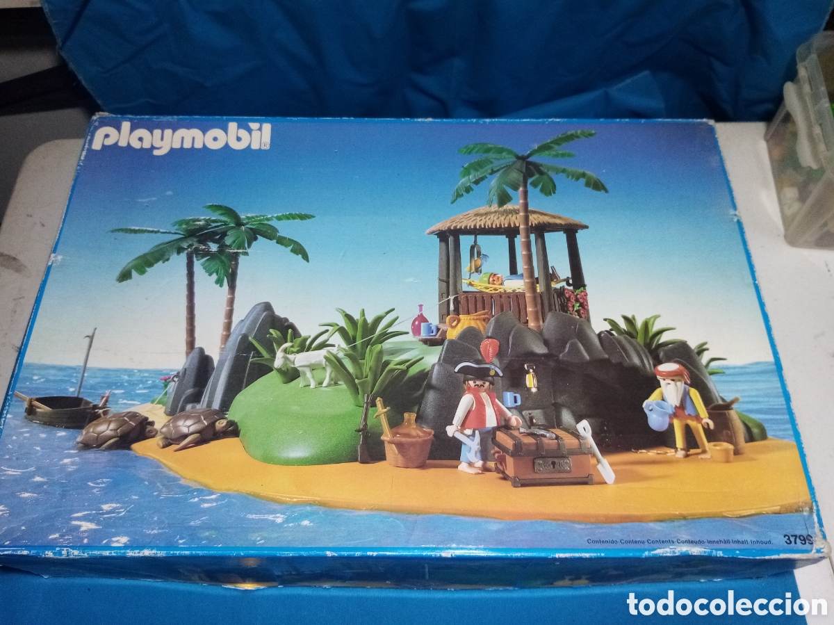Playmobil: Playmobil caja vacia 3799 isla tesoro
