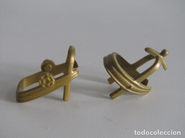 Playmobil: DIFICIL JUEGO DE EMBELLECEDORES DORADO ORO VIEJO CABALLO MEDIEVAL ANTIGUO PRINCIPE PLAYMOBIL
