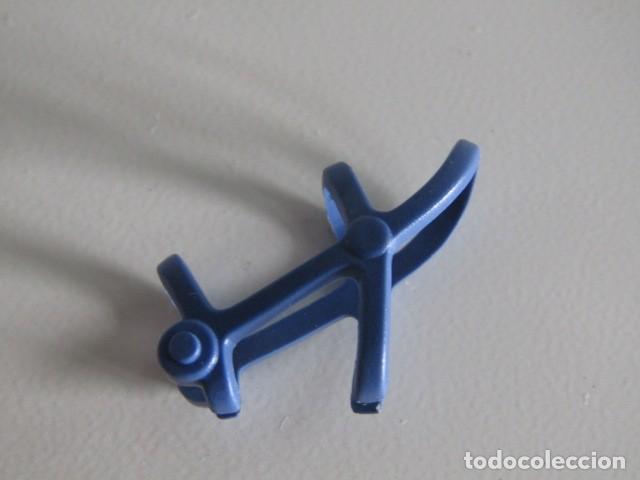 Playmobil: DIFICIL BOCADO AZUL CABALLO MEDIEVAL OESTE ANTIGUO PLAYMOBIL