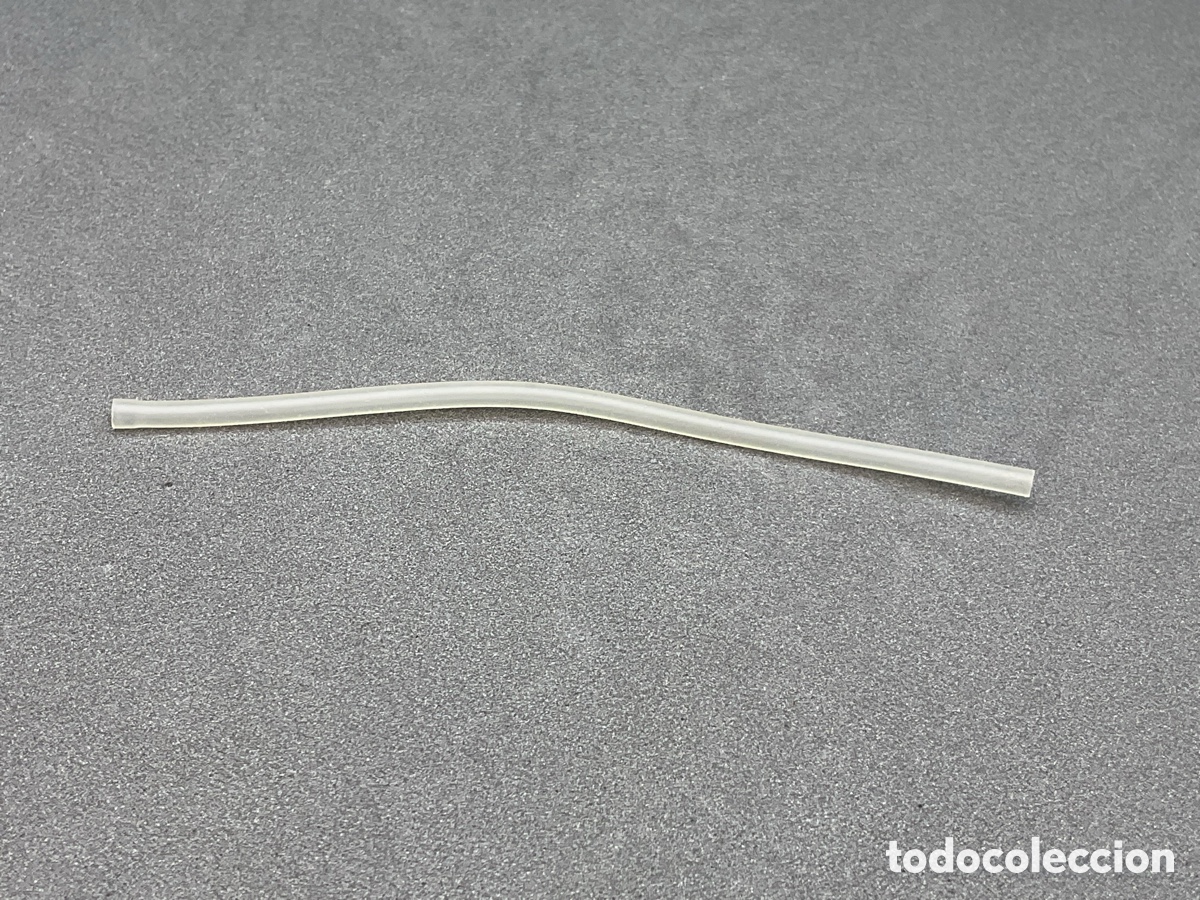 Playmobil: ACCESORIO PLAYMOBIL. MANGUERA, TUBO , CABLE DE GOMA COLOR TRANSLUCIDO. 90 MM