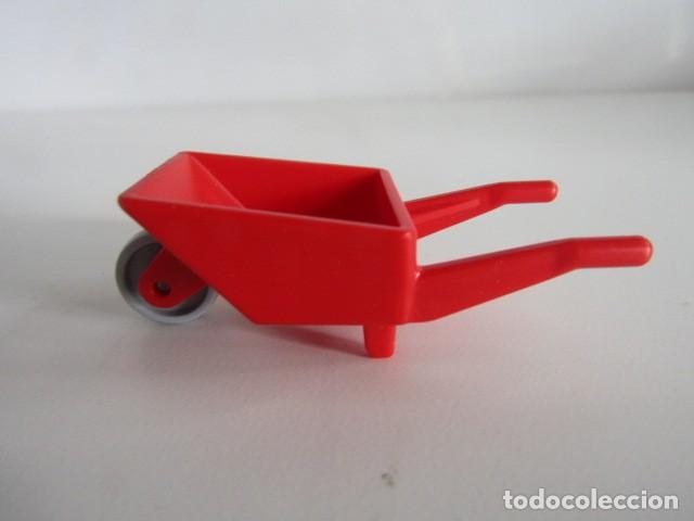 Playmobil: DIFICIL CARRETILLA DE MANO ROJA PARA NI&Ntilde;OS VICTORIANOS PLAYMOBIL