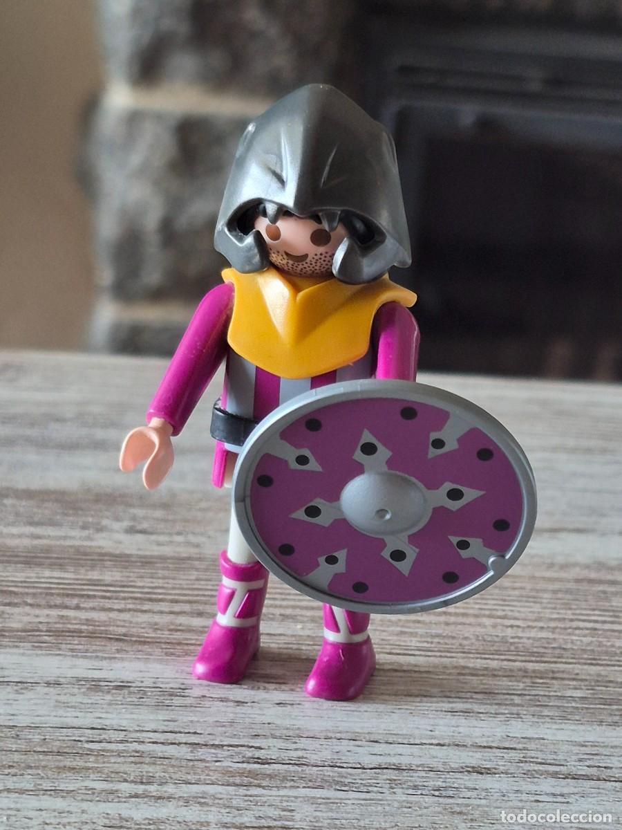 Playmobil: Figura medieval romano guerrero b&aacute;rbaro arquero vikingo griego complemento accesorio Playmobil