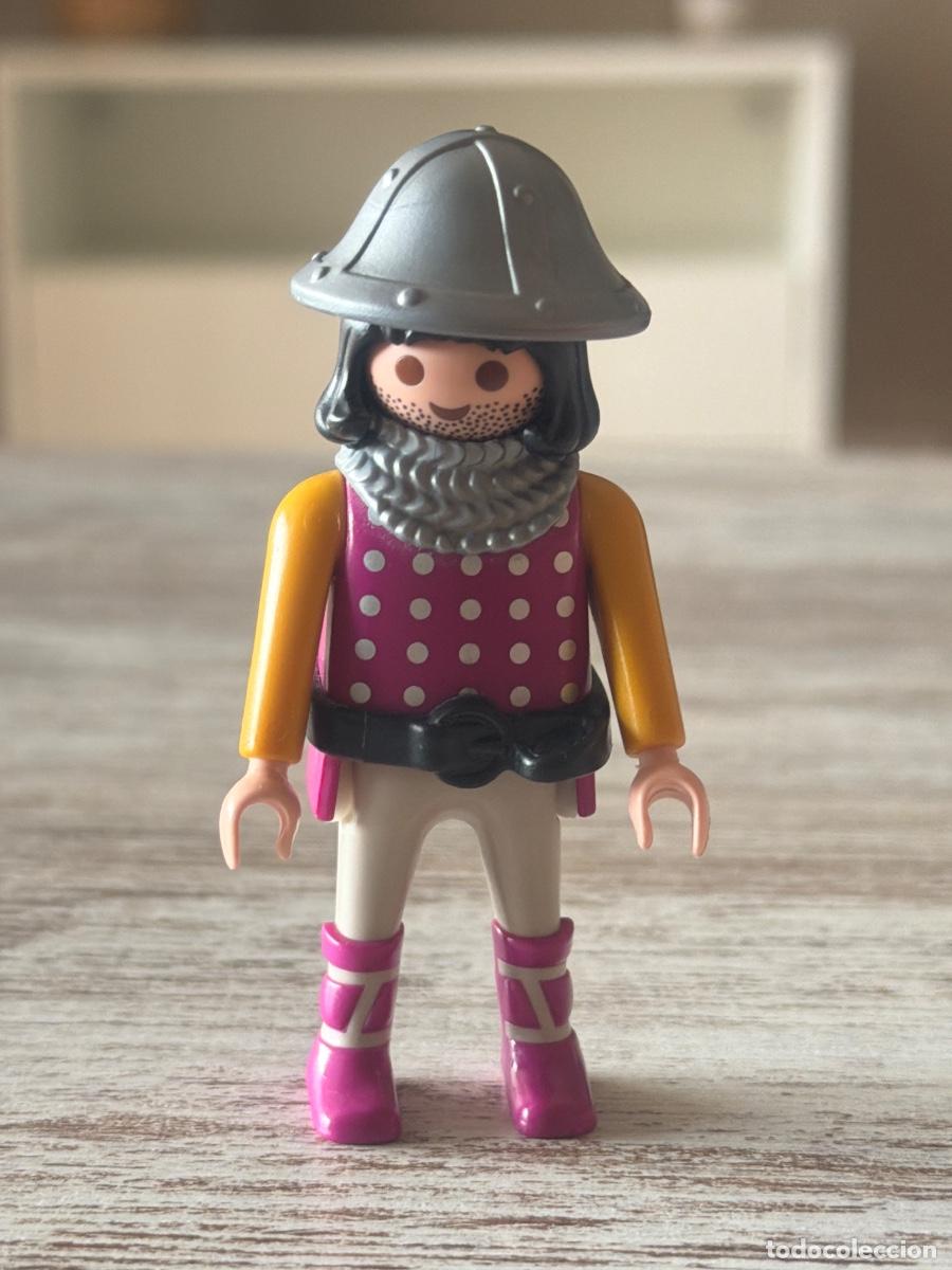 Playmobil: Figura medieval romano guerrero b&aacute;rbaro arquero vikingo griego complemento accesorio Playmobil