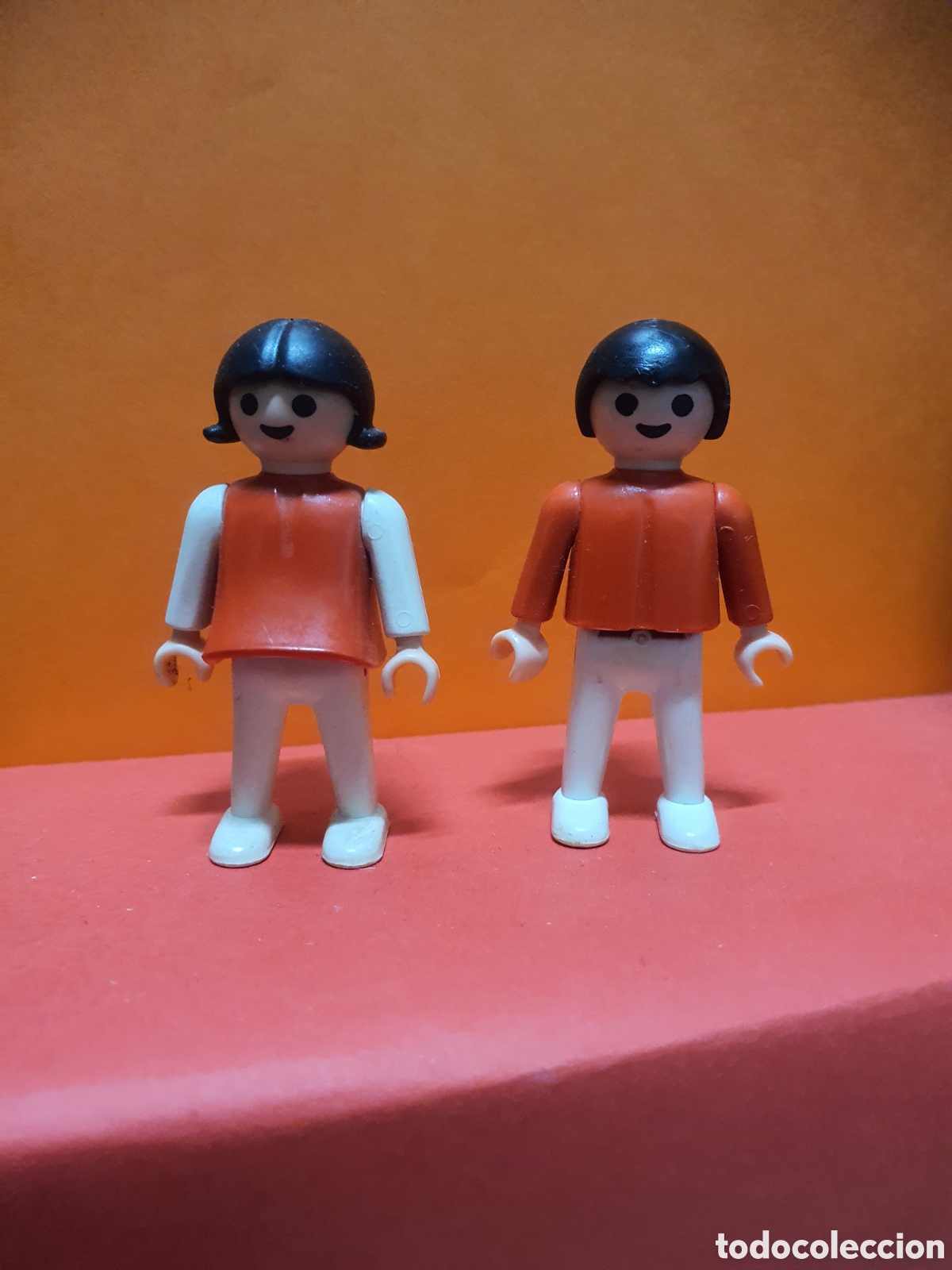 Playmobil: Playmobil pareja de ni&ntilde;os, geobra 1981