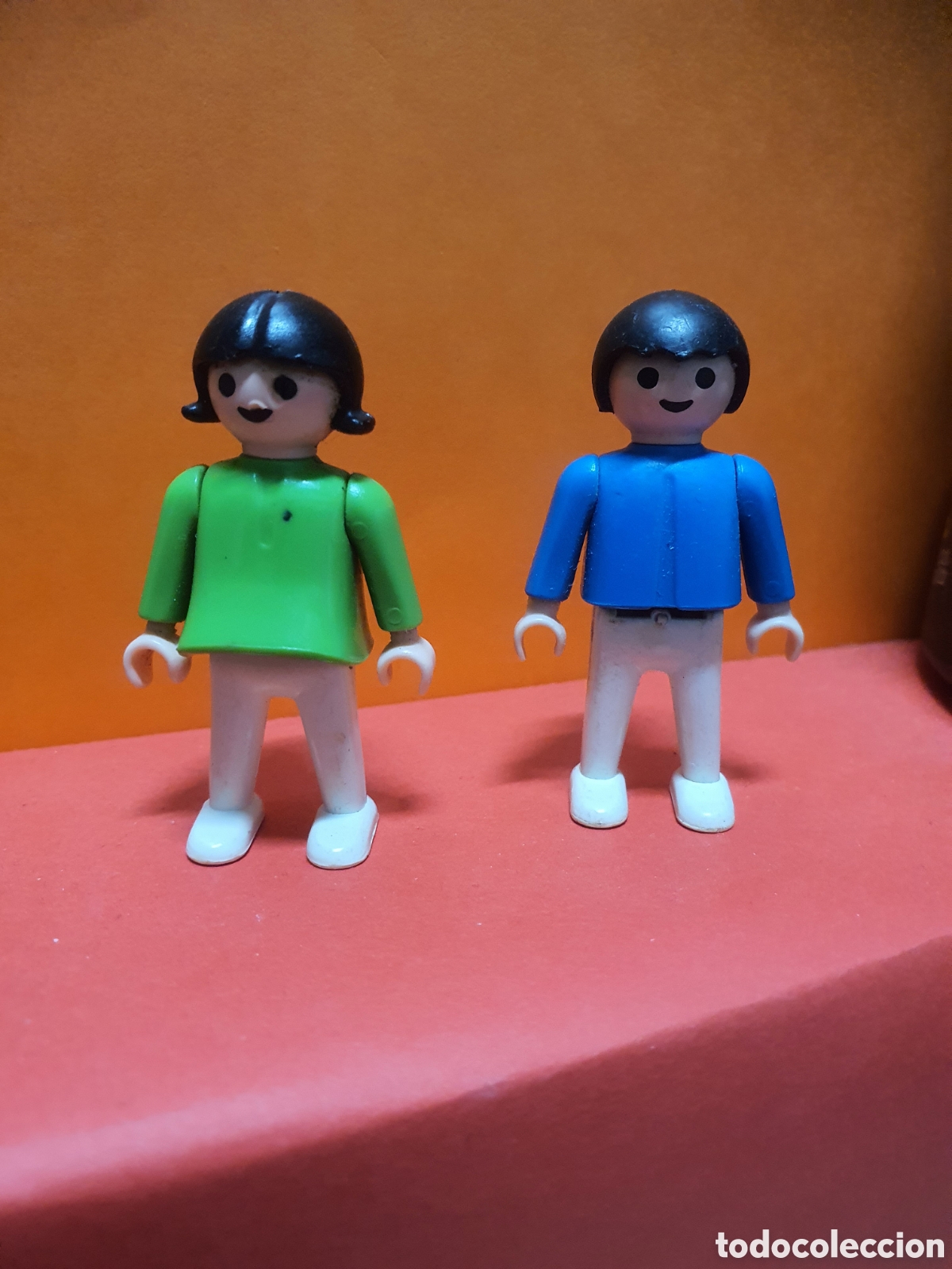 Playmobil: Playmobil pareja de ni&ntilde;os, geobra 1981
