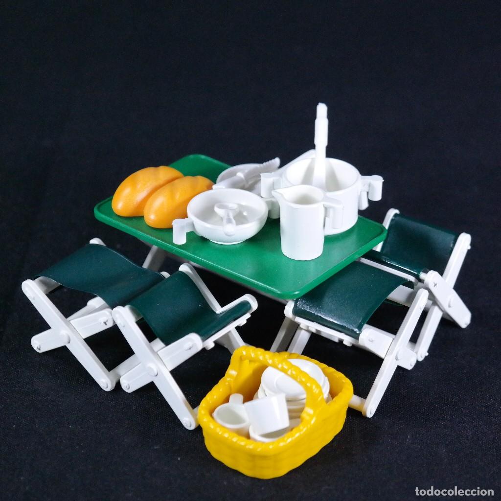 Playmobil: Playmobil mesa de camping con utensilios☼