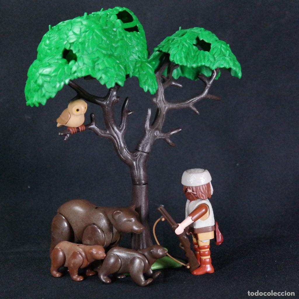 Playmobil: Playmobil cazador con arbol, osos y jabalies ☼