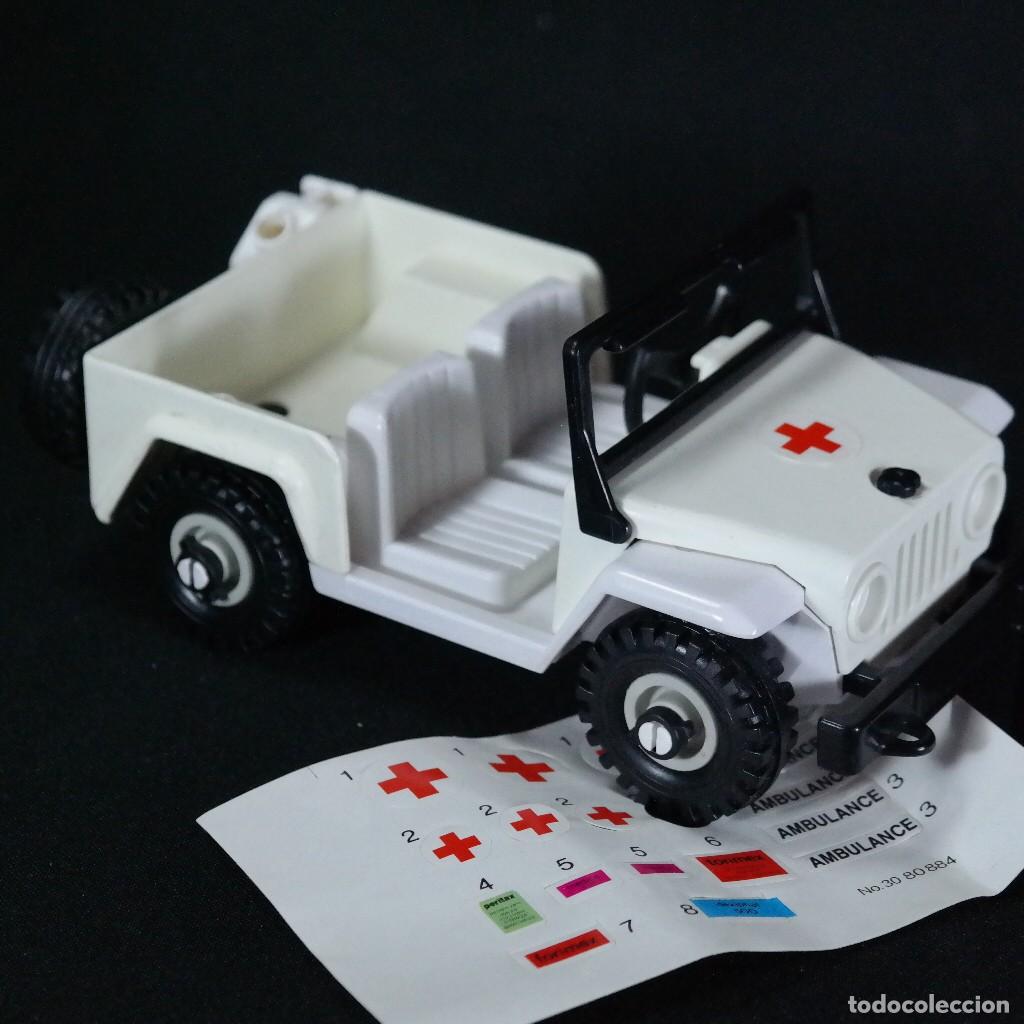 Playmobil: Playmobil jeep blanco☼