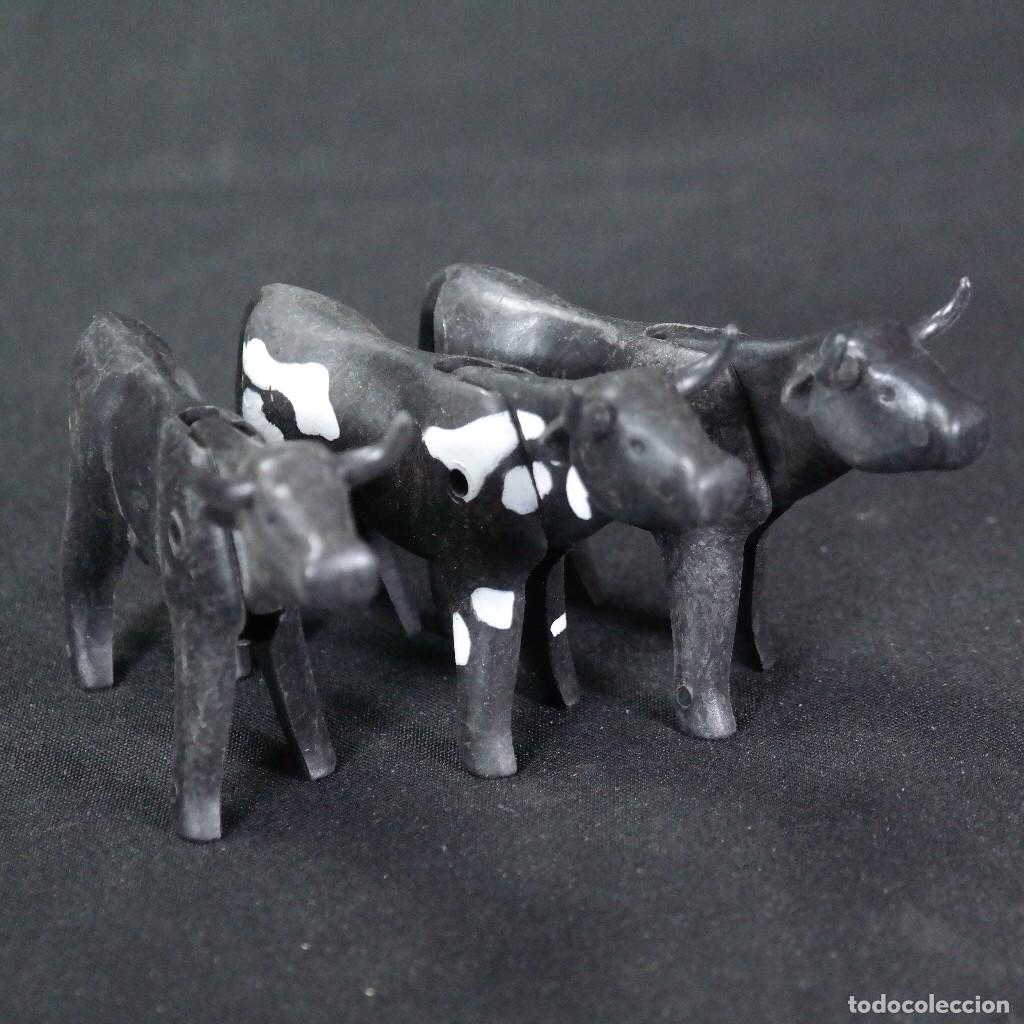 Playmobil: Playmobil tres vacas negras ☼