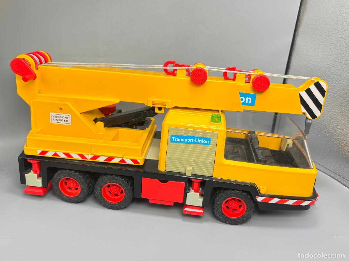 Playmobil: Playmobil 3527 gr&uacute;a obra defecto soporte m&aacute;stil