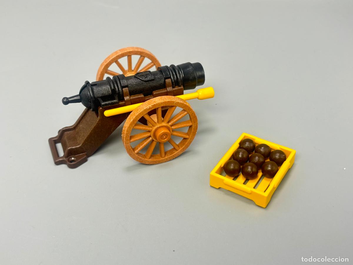 Playmobil: Playmobil 3052 ca&ntilde;&oacute;n con limpia tubo y munici&oacute;n