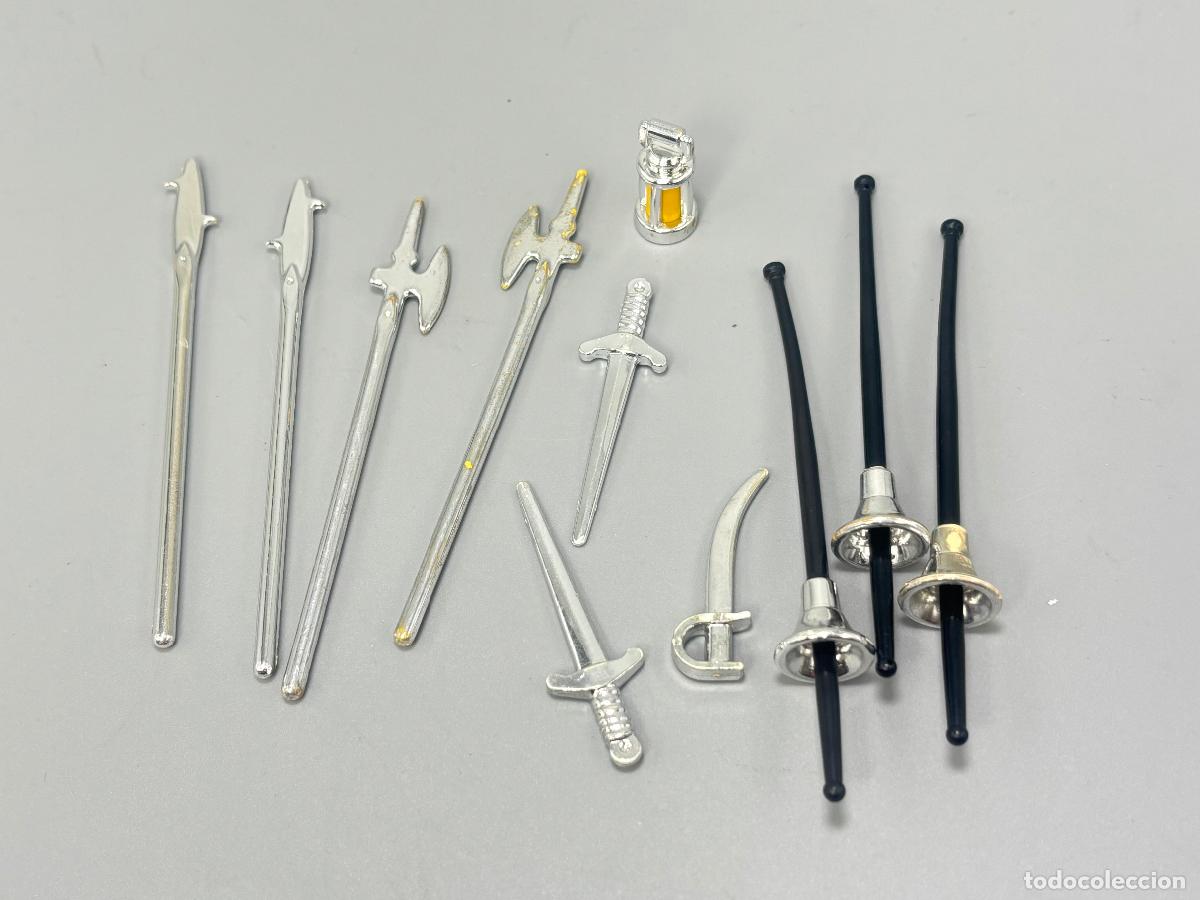 Playmobil: Playmobil lote lanza alabarda cromada torneo medieval
