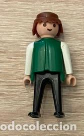 Playmobil: PLAYMOBIL - HOMBRE CON CHALECO VERDE Y PANTALONES NEGROS - GEOBRA - 1974
